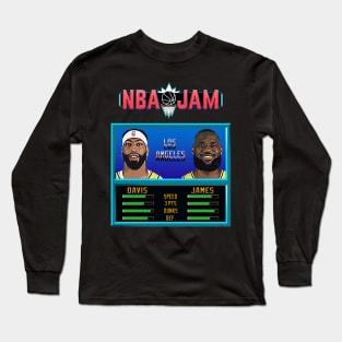 NBA JAM - Lakers Basketball Long Sleeve T-Shirt